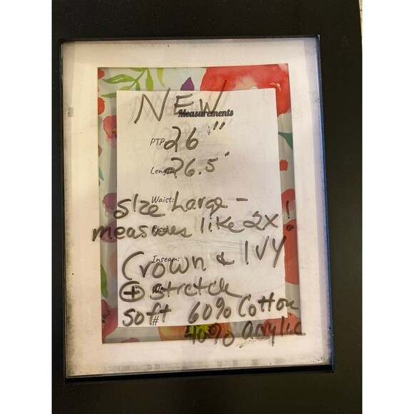 NWT Crown & Ivy Sweater Size Large Measures like 2X Magenta Pink Fair Isle Look - Picture 10 of 10